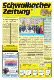 Schwalbacher Zeitung Ausgabe Kw 3-2024