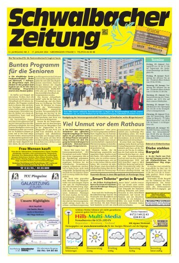 Schwalbacher Zeitung Ausgabe Kw 3-2024