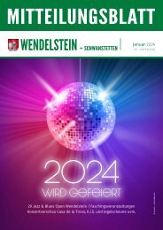 Mitteilungsblatt Wendelstein/Schwanstetten - Januar 2024