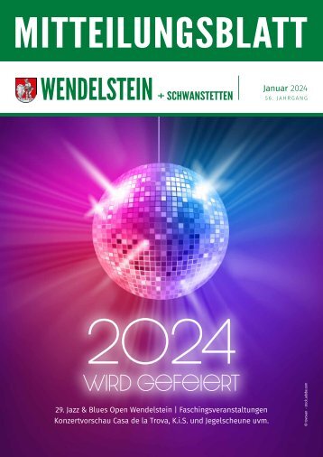 Mitteilungsblatt Wendelstein/Schwanstetten - Januar 2024