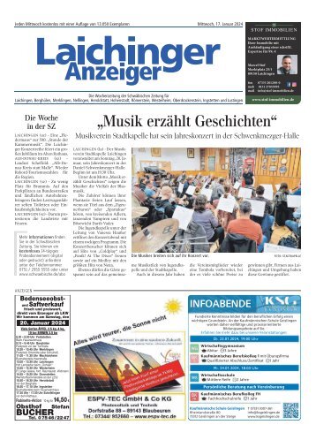 17.01.2024 Laichinger Anzeiger