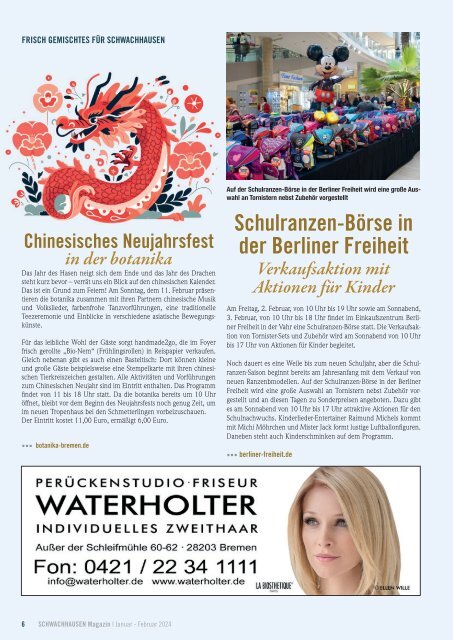 SCHWACHHAUSEN Magazin | Januar - Februar 2024