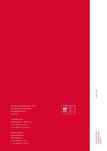 zt:2023 - Jahrbuch der Kammer der Ziviltechniker:innen für Steiermark und Kärnten