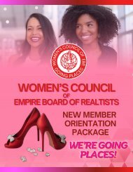 Women's Council of Empire Board of Realtists New Member Orientation