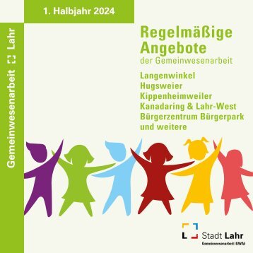 Angebote und Veranstaltungen der Gemeinwesenarbeit Lahr - Januar bis Juni 2024