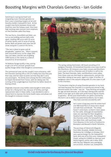 Boosting margins with Charolais genetics