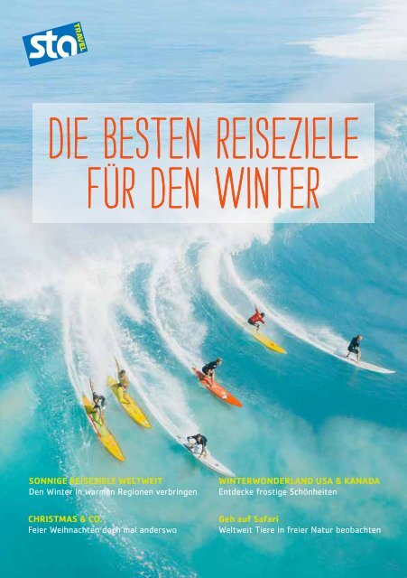 Die besten Reiseziele im Winter mit STA Travel 