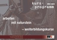 bau- technik - Naturstein-Verband Schweiz (NVS)