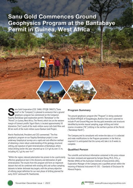 Africa Surveyors November-December issue 2023