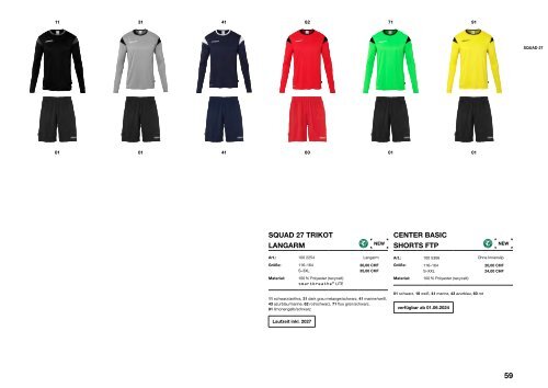 Uhlsport Teamwear 2024