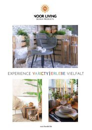 NOOR LIVING - Experience Variety Katalog 2024