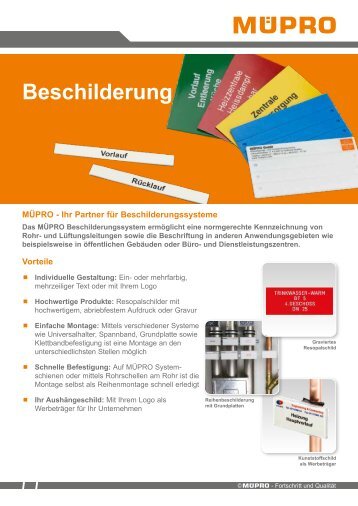 Flyer Beschilderung AT