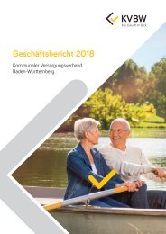 Geschäftsbericht KVBW 2018