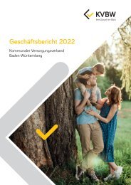 Geschäftsbericht KVBW 2022