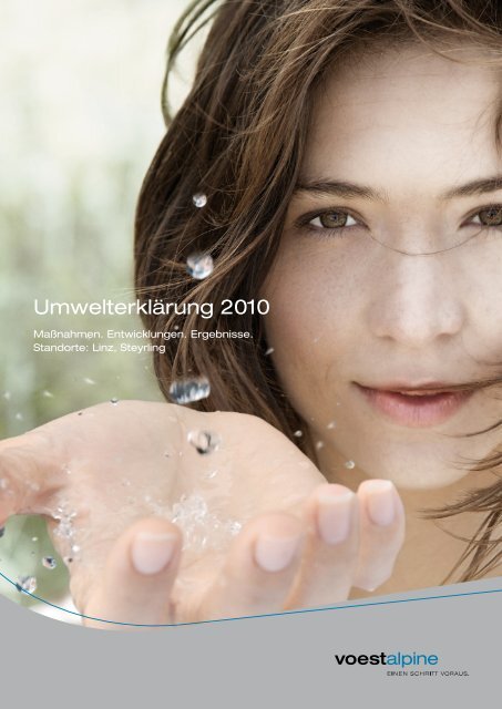 Umwelterklärung 2010 - voestalpine