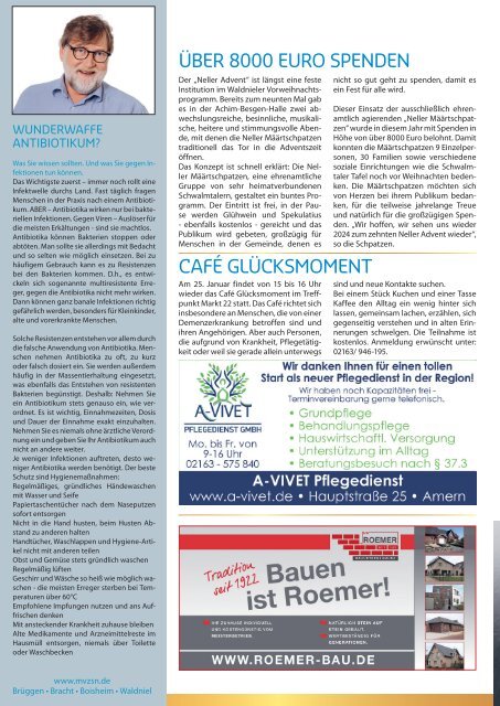 OSE MONT - Schwalmtals Gemeindejournal - Ausgabe Januar 2024