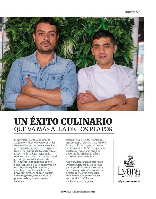 Revista Gourmet Cafetero edicion 15 de  2024