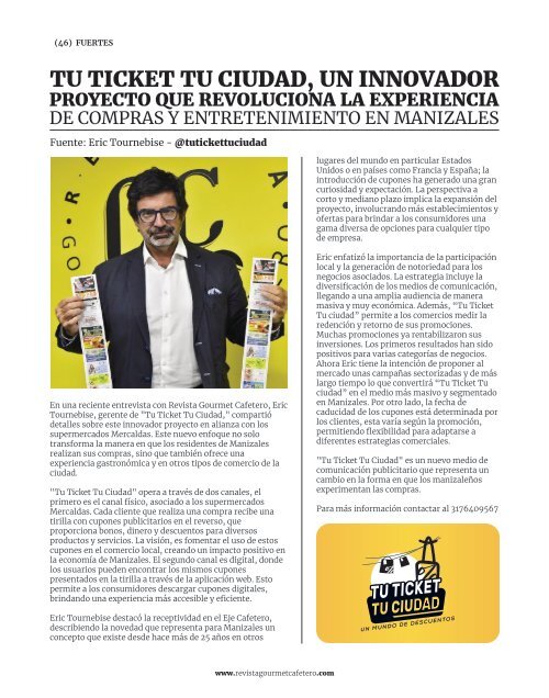 Revista Gourmet Cafetero edicion 15 de  2024