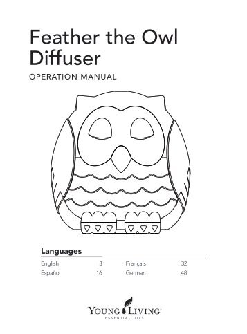 Feather The Owl Diffuser User Manual