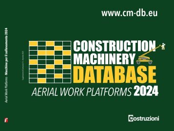 Construction Machinery Database - Aerial Work Platforms 2024
