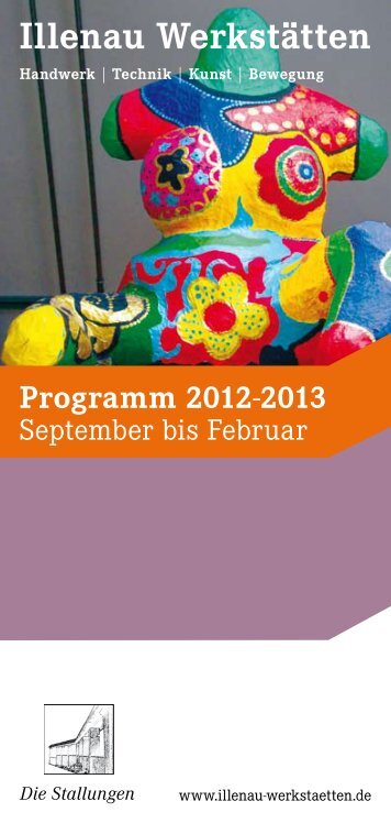 Programm 2012-2013 - Illenau-Werkstätten