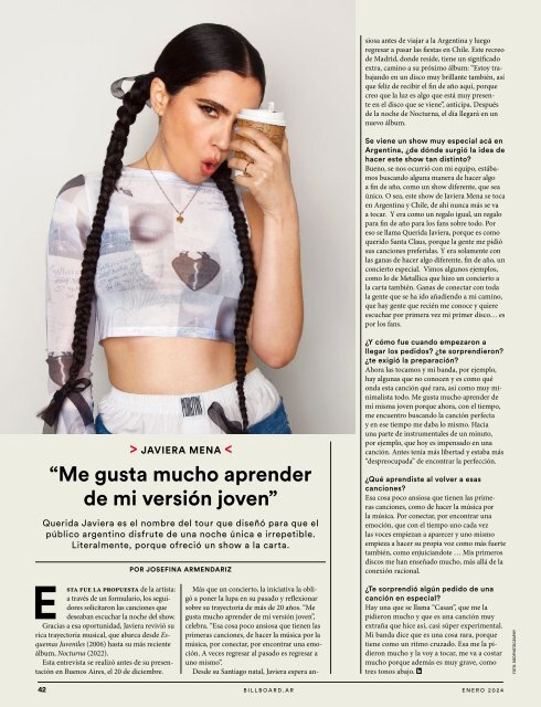 Billboard AR Enero 2024