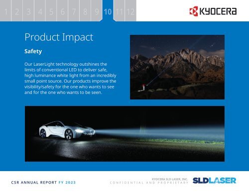 Kyocera SLD Laser CSR Report 2023