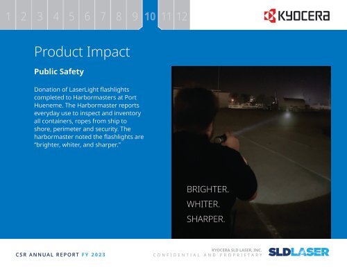 Kyocera SLD Laser CSR Report 2023