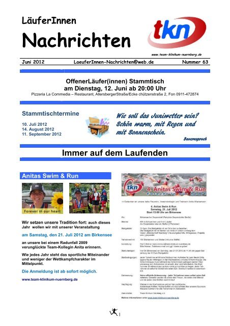 13. Mai 2012 - Team Klinikum Nürnberg e.V.