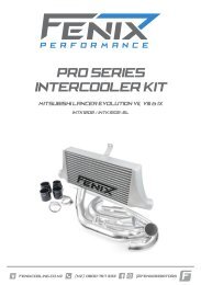 Pro Series Intercooler [INTK1202] Instructions