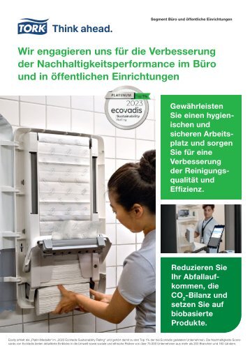 Tork - Nachhaltigkeitsperformance im Büro