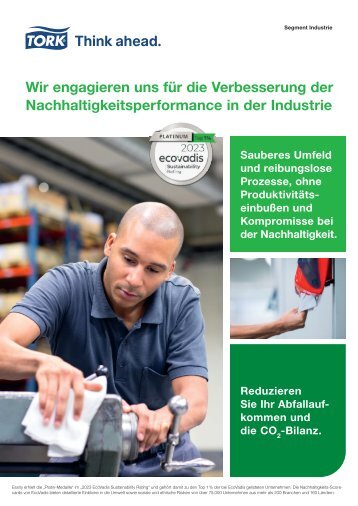 Tork - Nachhaltigkeit in der Industrie