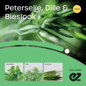 Peterselie Dille Bieslook 2024