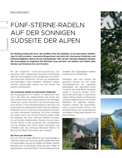 Mein Radurlaub - Journal Kärnten Radreisen
