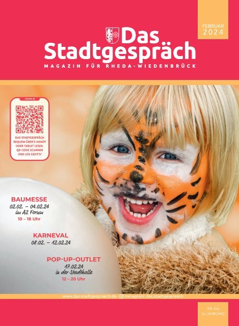 Das Stadtgespräch Ausgabe Februar 2024 auf MeinRHWD