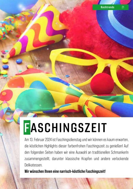 EP:Kochtrends Magazin Ausgabe 1 Jänner 2024