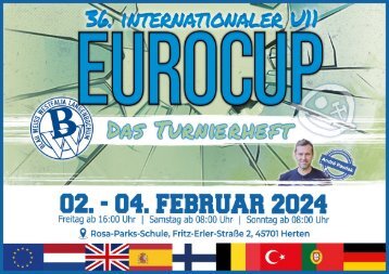 36. internationaler EuroCup 2024 by BWWL - Das Turnierheft