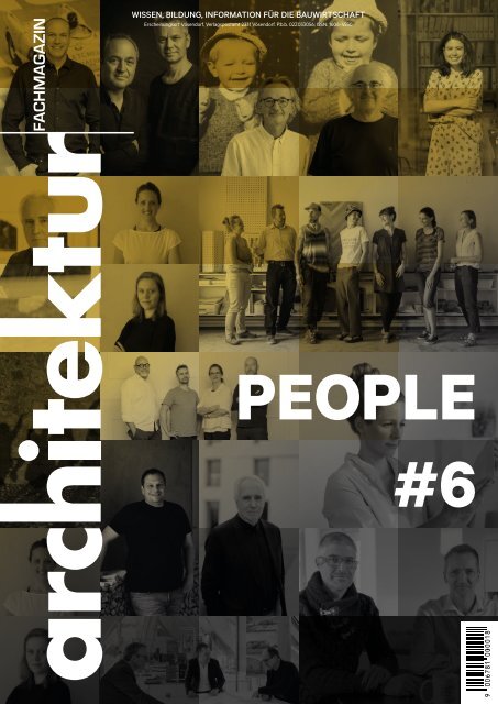 architektur FACHMAGAZIN People 2023