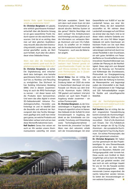 architektur FACHMAGAZIN People 2023