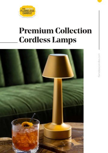 Cordless Lamps by The Amazing Flameless Candle - 2024 Collection