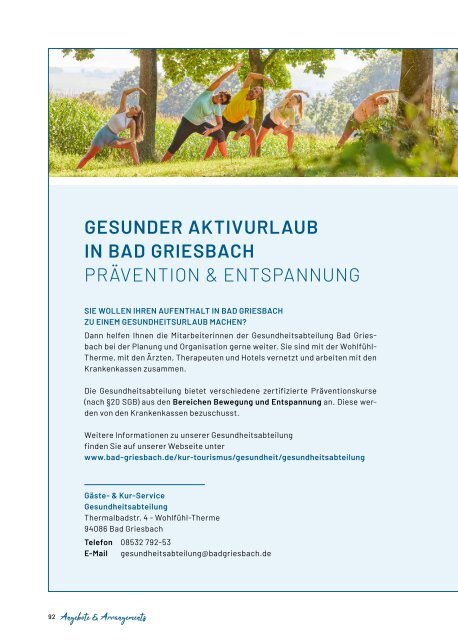 Bad Griesbach - Ihre Gastgeber 2024