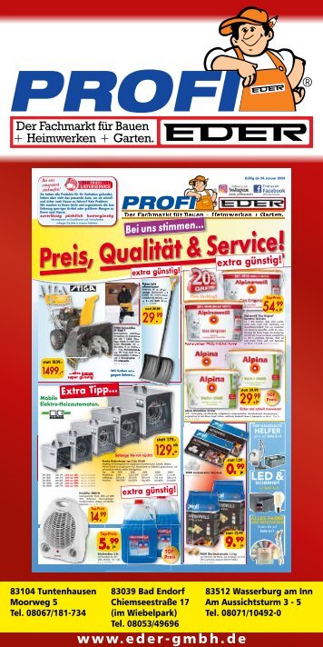 Preis, Qualität & Service _ Profimarkt Eder