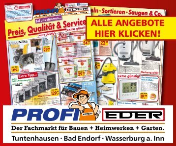 Preis, Qualität und Service Profimarkt Eder