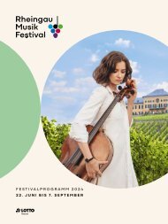 Rheingau Musik Festival_Festivalprogramm 2024