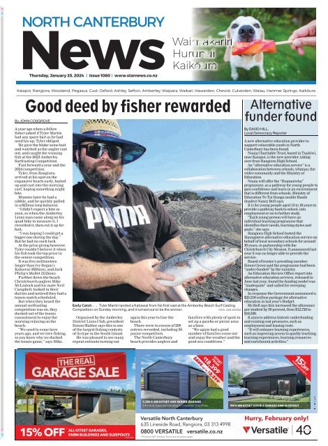 North Canterbury News: January 25, 2024