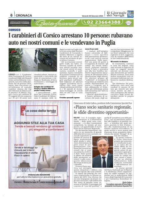 Giornale dei Navigli n. 4 - 26 gennaio 2024