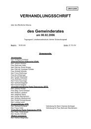 des Gemeinderates am 08.02.2006 - Hartkirchen