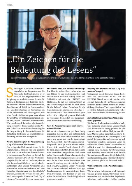 STADTMAGAZIN Bremen Februar 2024