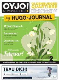 Stadtmagazin Oldenburg - Oldenburger Quartiere - Hugo-Journal