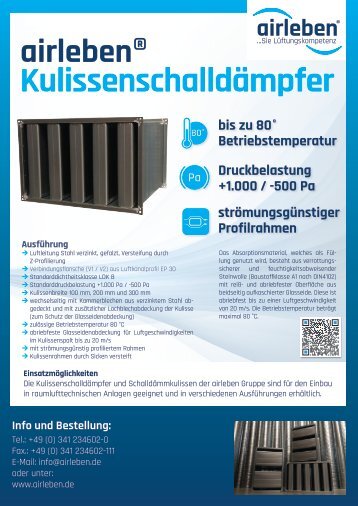 airleben Kulissenschalldämpfer Flyer